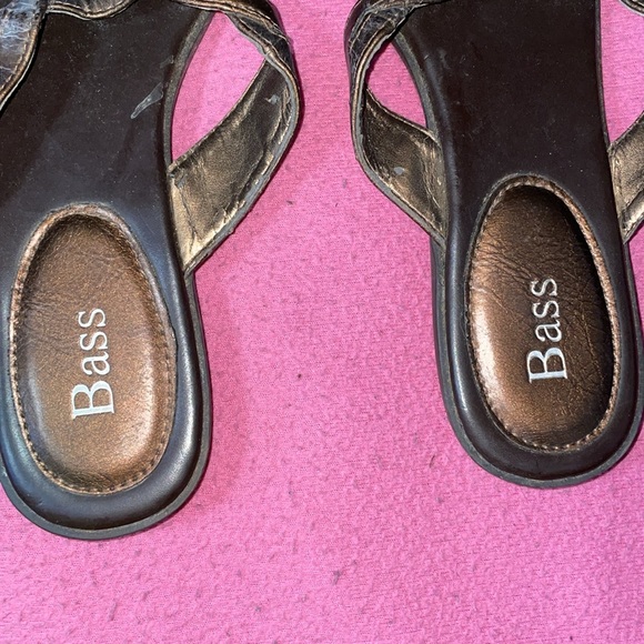Ladies used BASS sandals flip flops ladies shoes no size - Picture 3 of 6